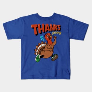 Thanksgiving Turkey Bird Kids T-Shirt